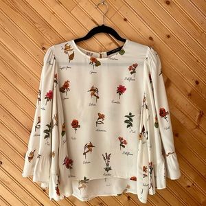 Zara Floral Blouse